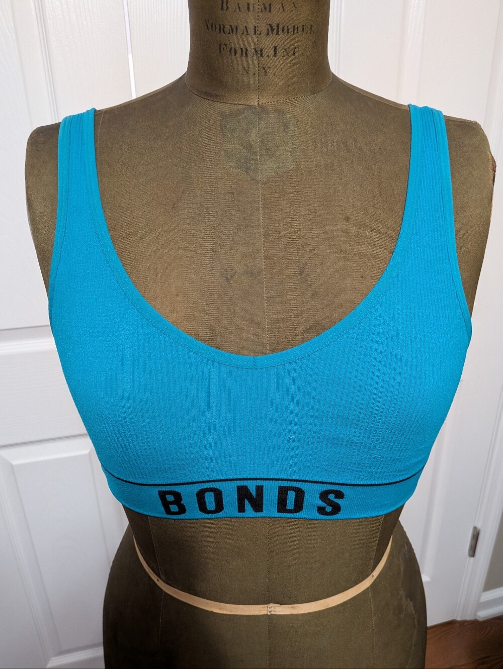 Bonds Ribbed Bralette in Teal